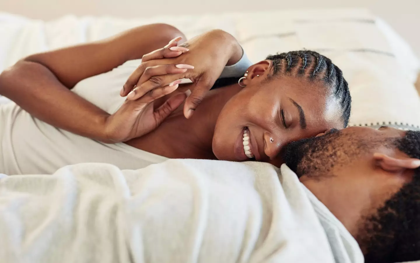 But most ladies keep schtum about this sex trend, according to the survey (Getty Stock Image)