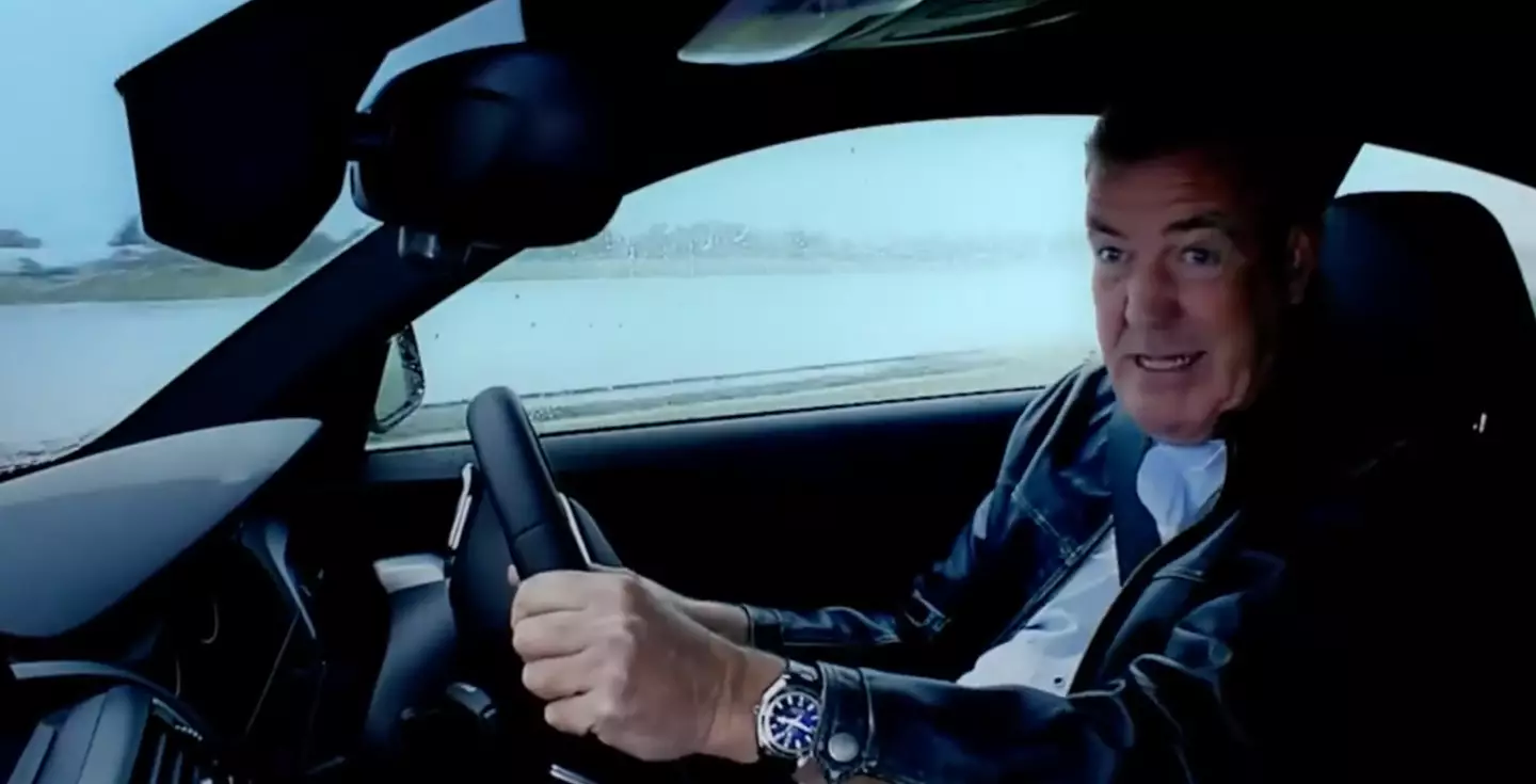 The former Top Gear host didn't seem phased by the situation at all.