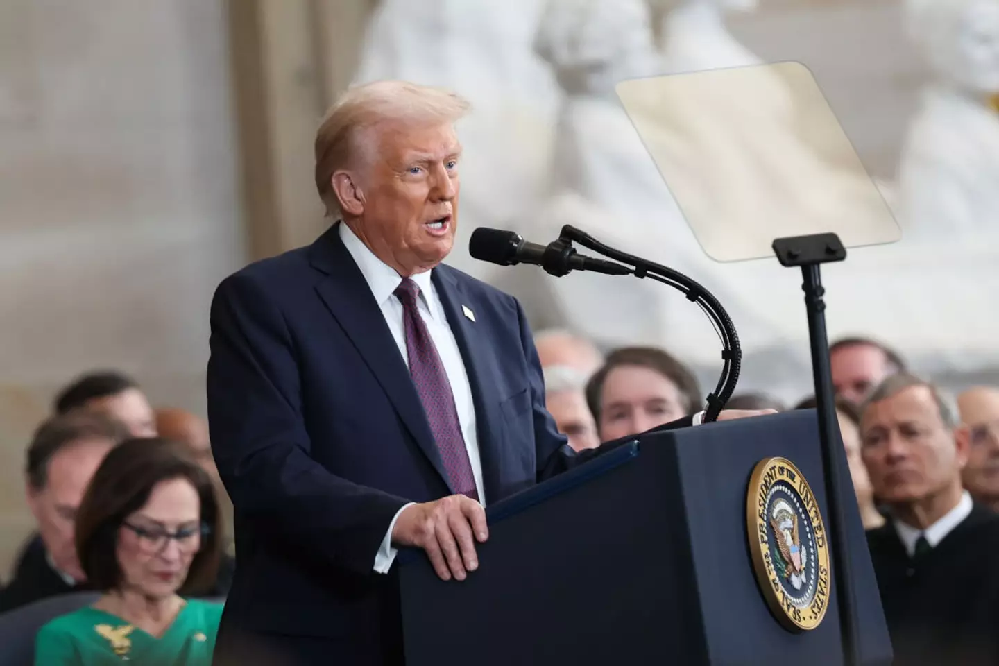 Trump has signed a few executive orders since his inauguration on Monday (Kevin Dietsch/Getty Images)
