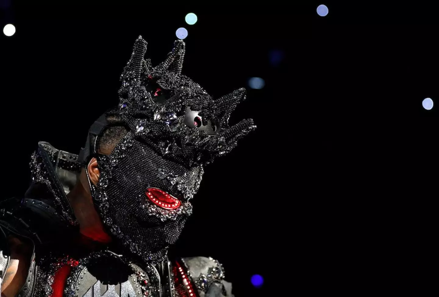Deontay Wilder during the ring walk before his 2020 fight against Fury.