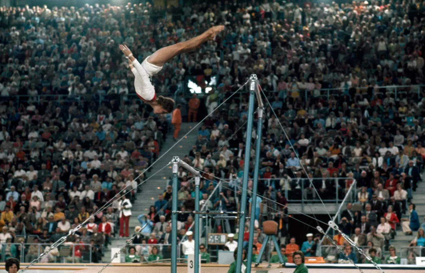 Olga Korbut was an incredibly talented gymnast. (Gerry Cranham / Offside via Getty Images)