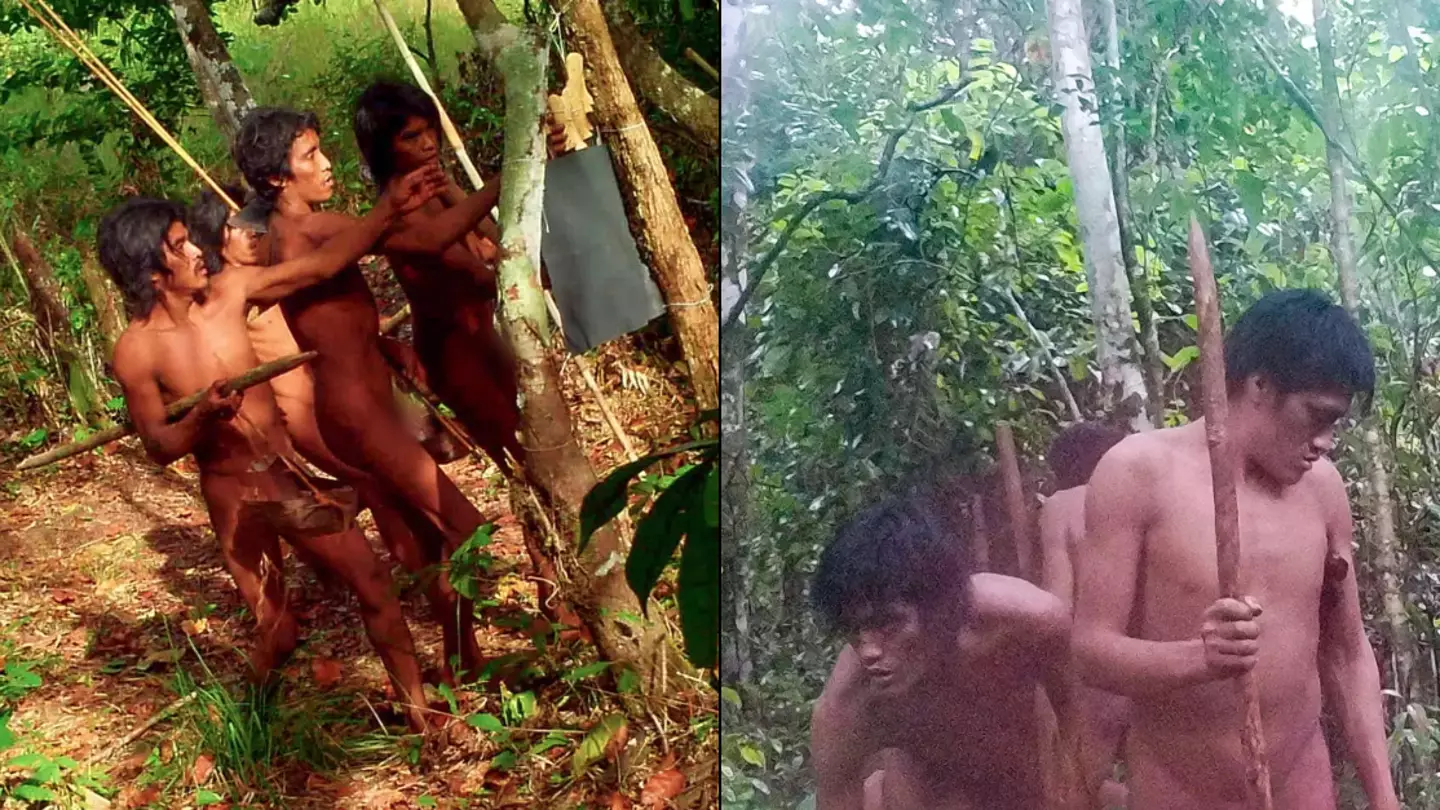 Astonishing new images show never-seen-before uncontacted Amazon community