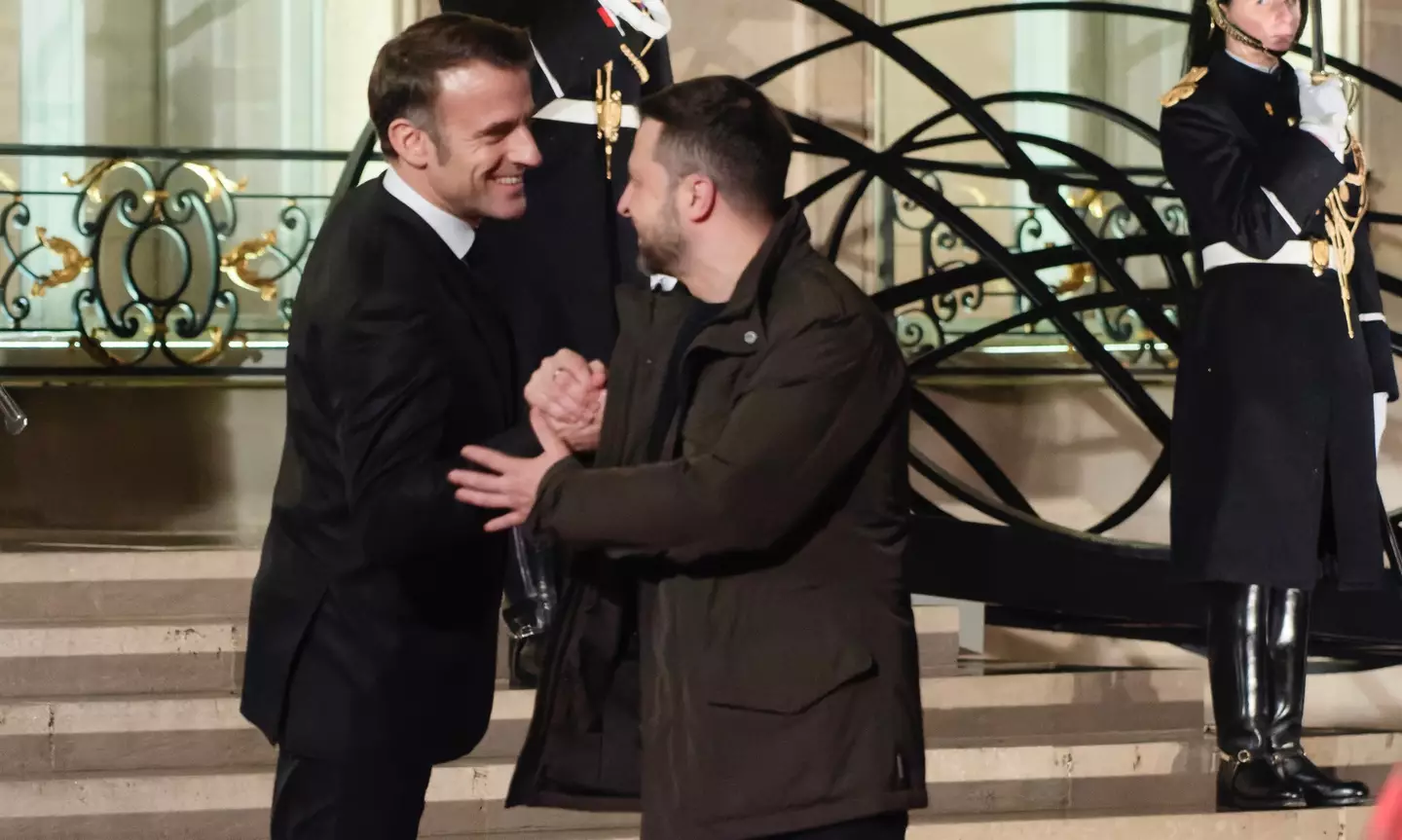 France vowed to continue supporting the Ukrainian President (Daniel Pier/NurPhoto via Getty Images)