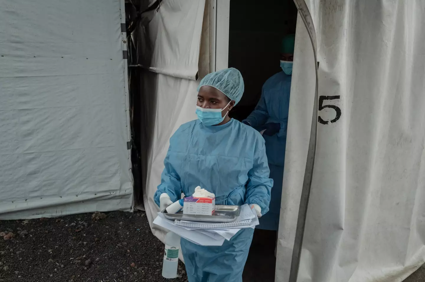 The WHO declared a global emergency over this new, more deadly strain of mpox. (GUERCHOM NDEBO/AFP via Getty Images)
