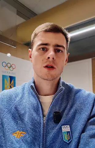 Heraskevych's helmet featured several Olympic athletes who were killed in the war (Instagram/@heraskevychvladyslav)