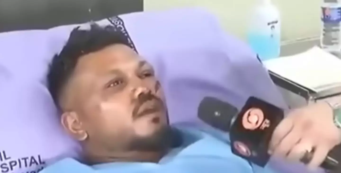 The sole survivor Vishwash Kumar Ramesh, 40, remains in India three months on from the tragedy (DD News India)