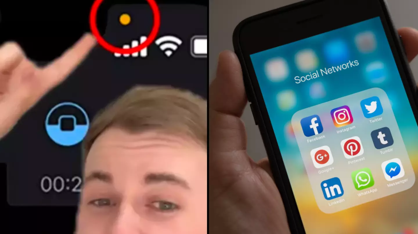 iPhone users warned over little orange dot at top of screen