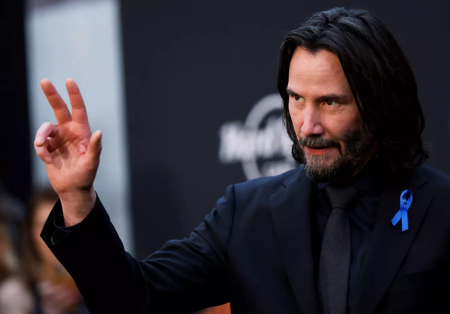 Reeves is promoting the fourth John Wick movie.