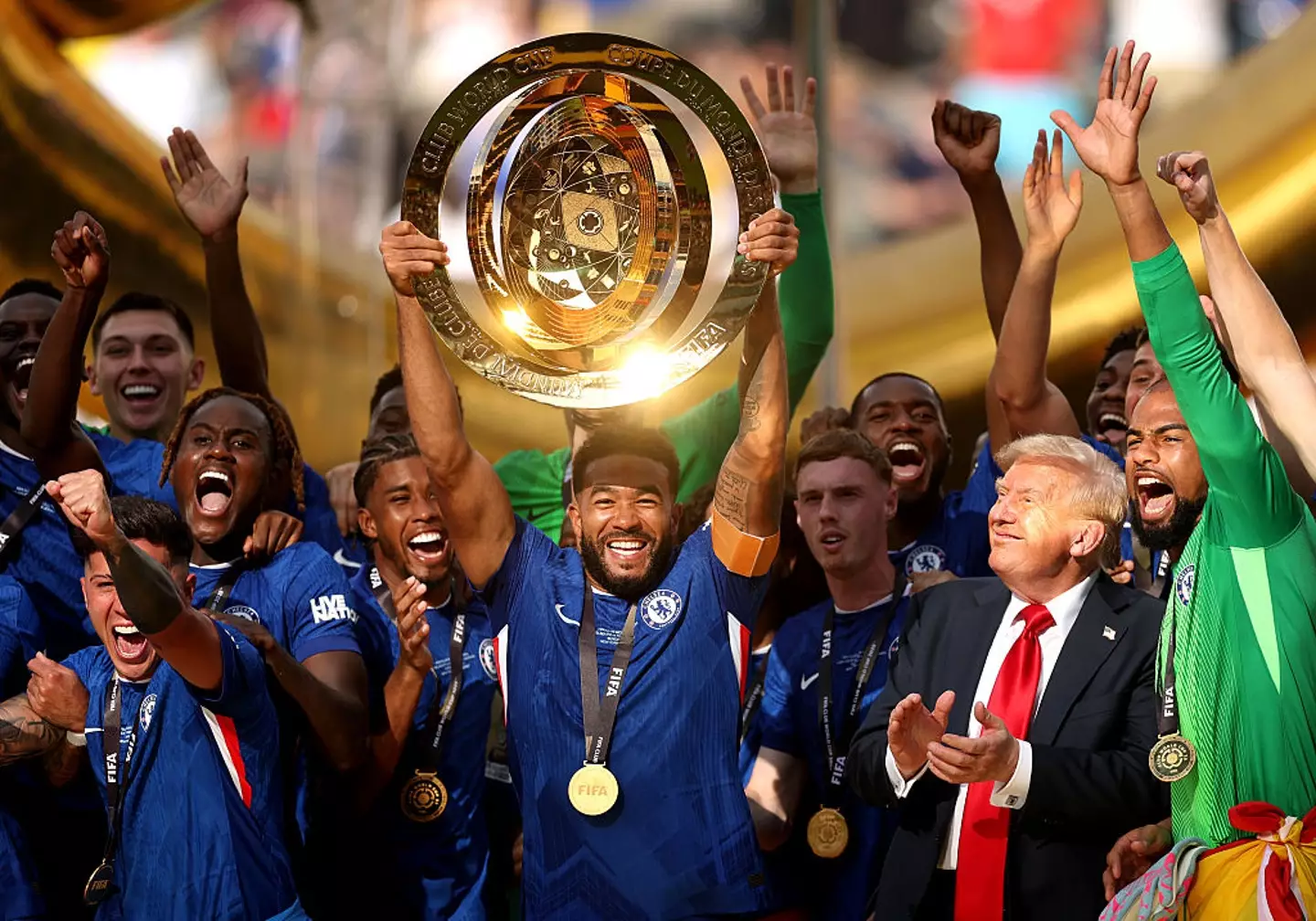 We all know the president is a fan of shiny, gold things (Carl Recine - FIFA/FIFA via Getty Images)