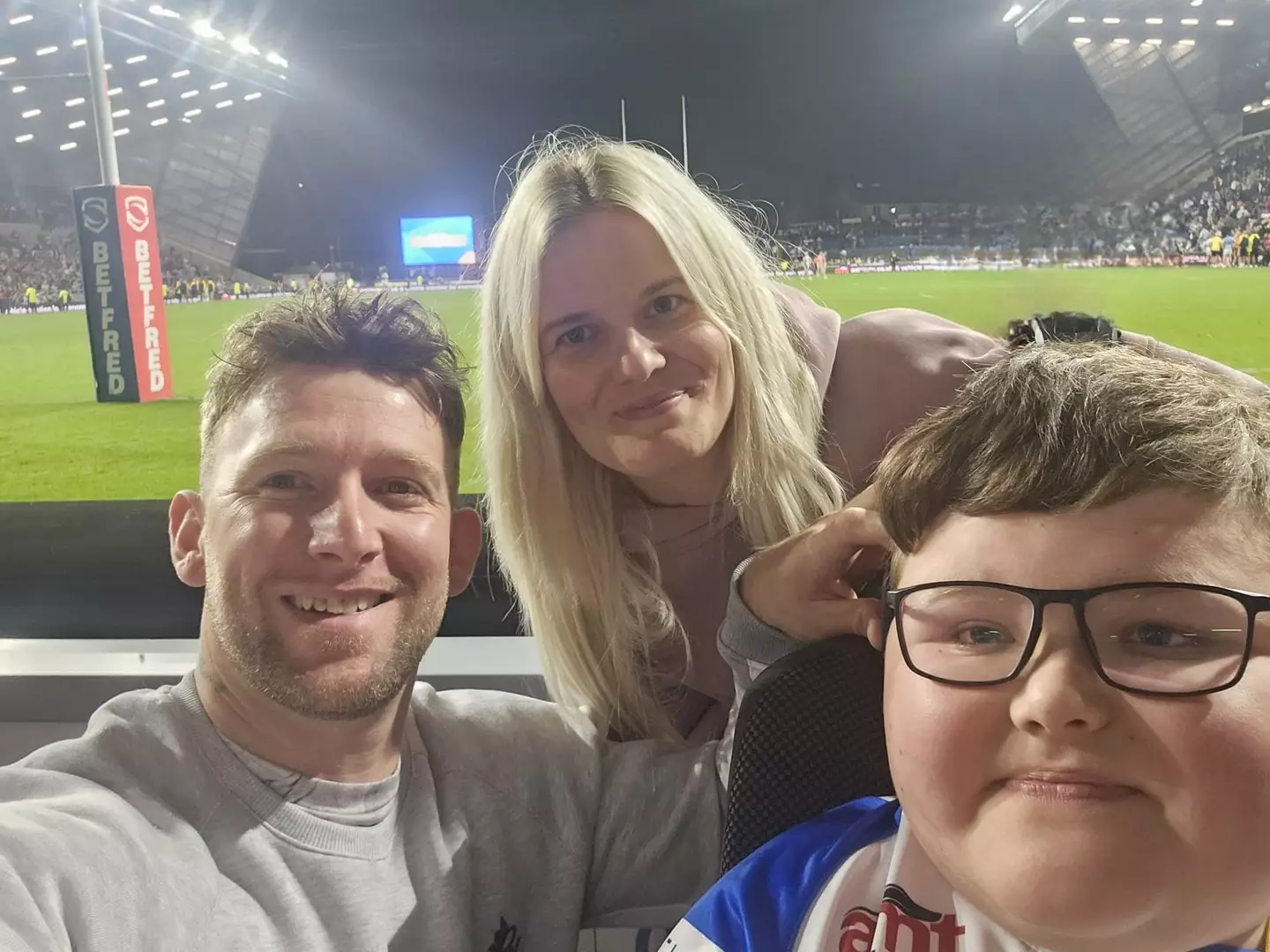 The family hope to take him to Florida. (SWNS)