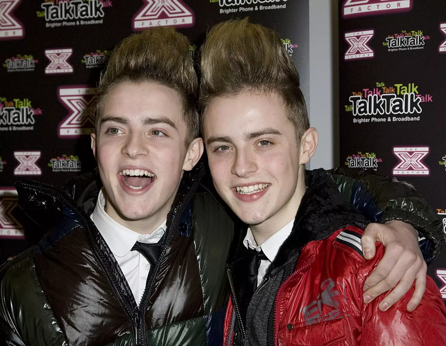 Louis worked with Jedward on The X Factor.