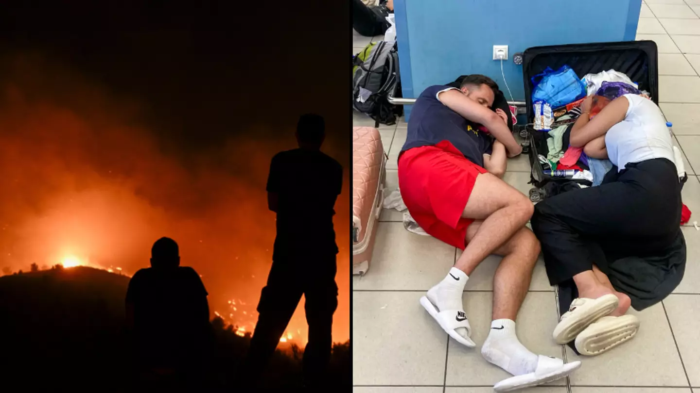 Planes being sent to rescue Brits from Greece as fires force tourists to flee