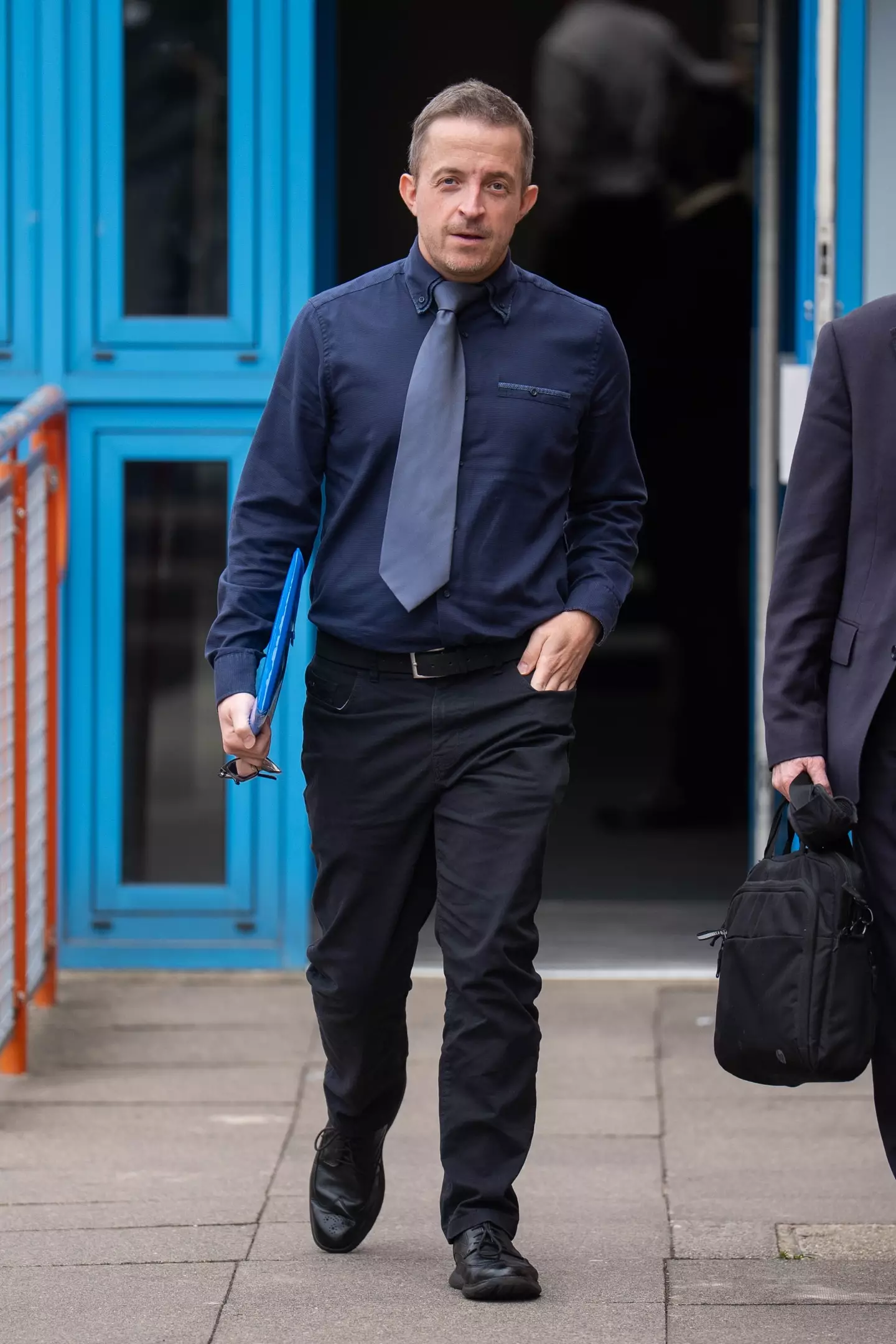 A British Airways steward found flight attendant Haden Pentecost, 41, naked in the plane bathroom (PA)