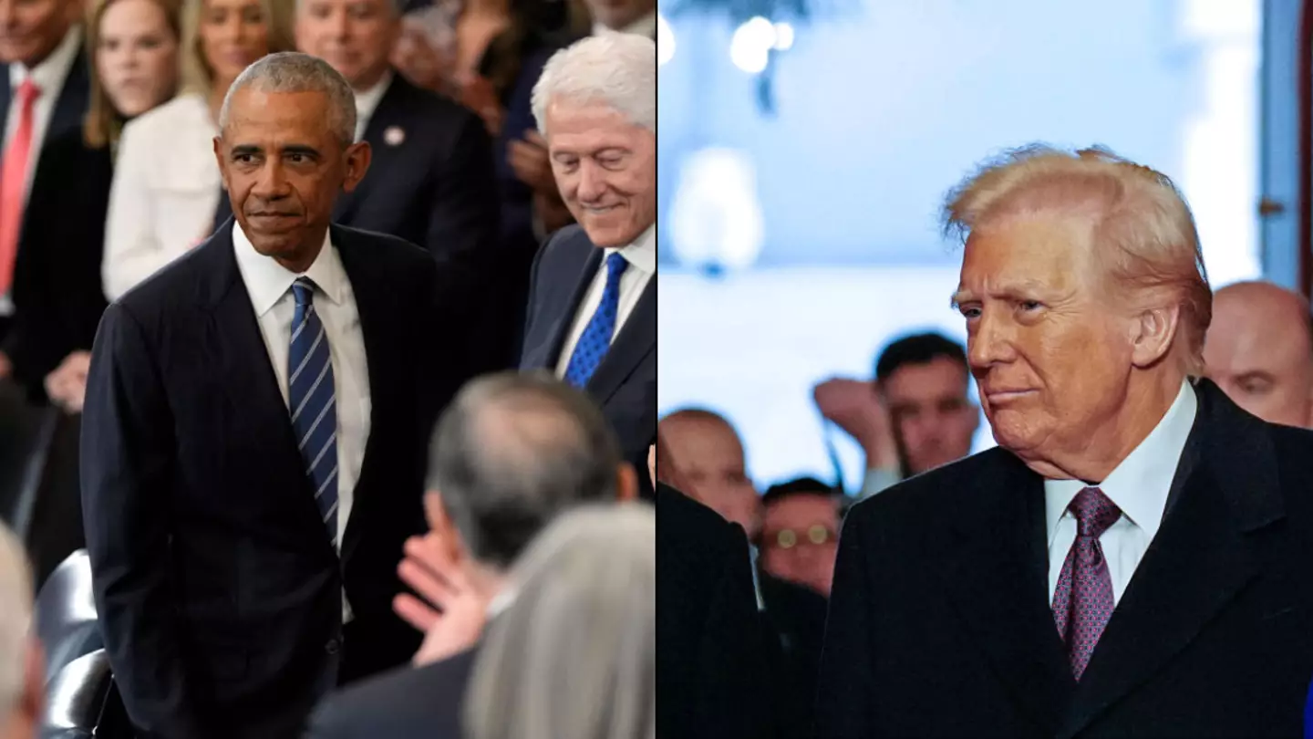 People have one question after seeing Barack Obama arrive at Donald Trump's inauguration