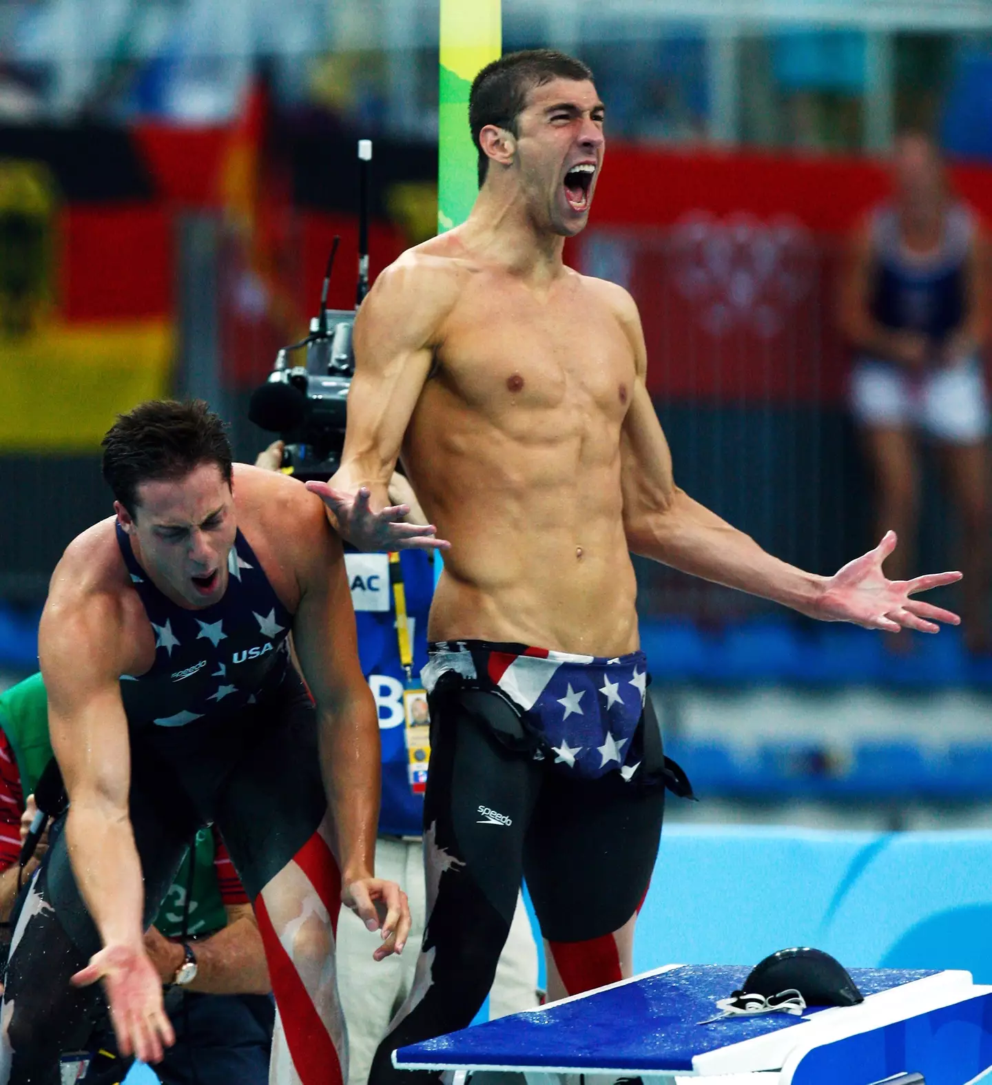 Some physique, right? (Cameron Spencer/Getty Images)
