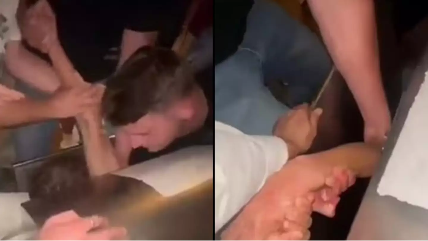 Brits try to rescue friend trapped in underground Malaga bin after drunken prank goes wrong