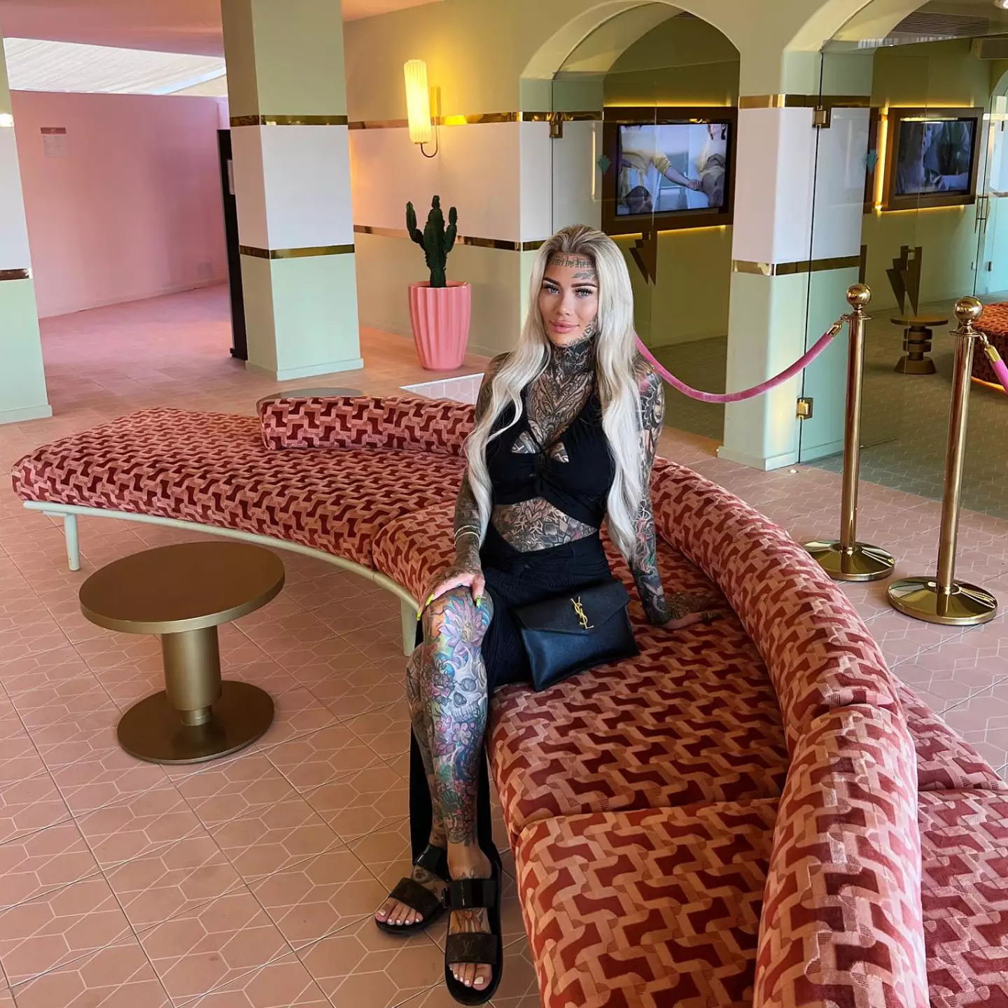 Becky is said to be Britain's most tattooed woman.