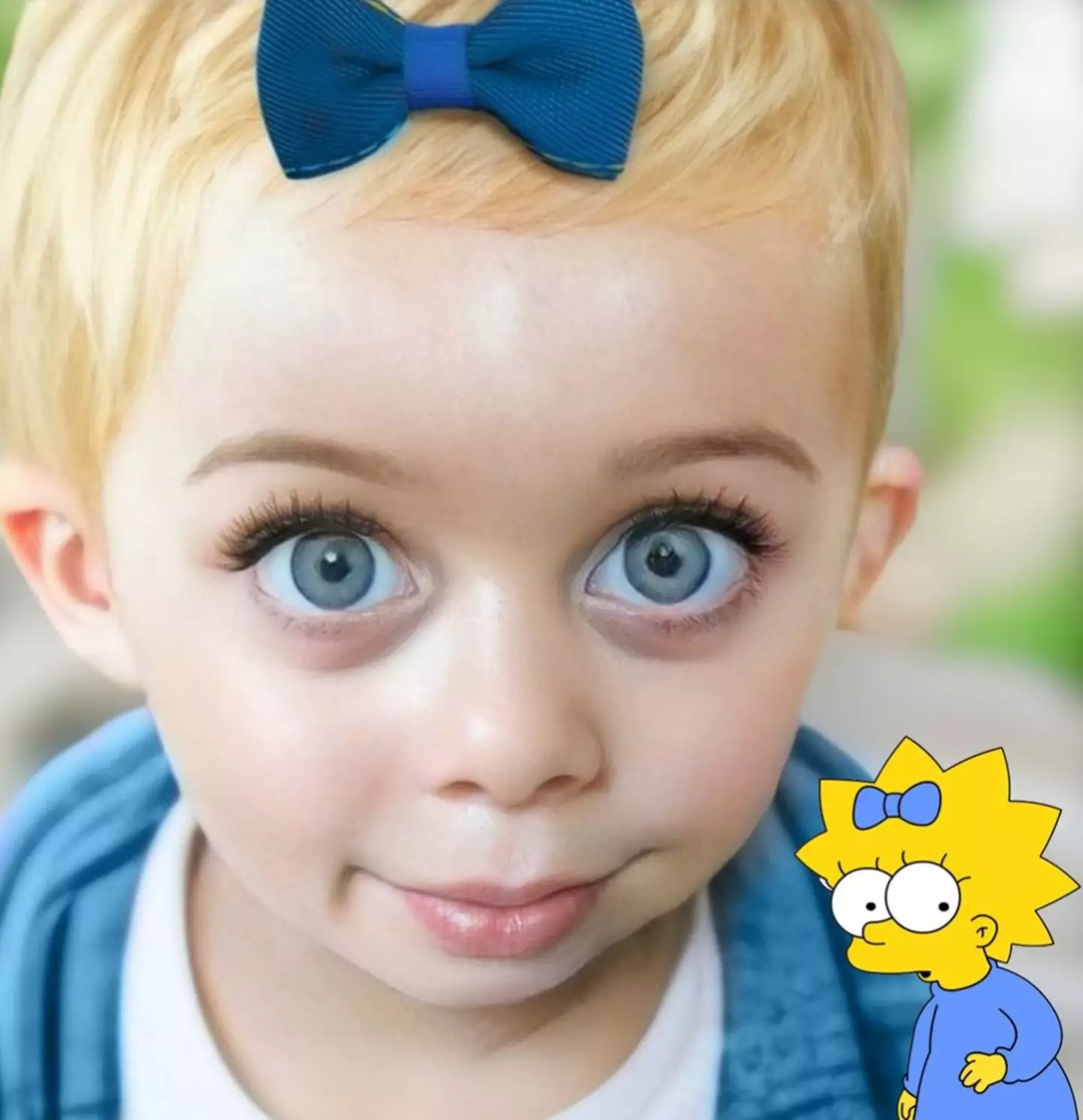 Maggie Simpson is cute albeit a little terrifying. (Instagram/@hidreley)