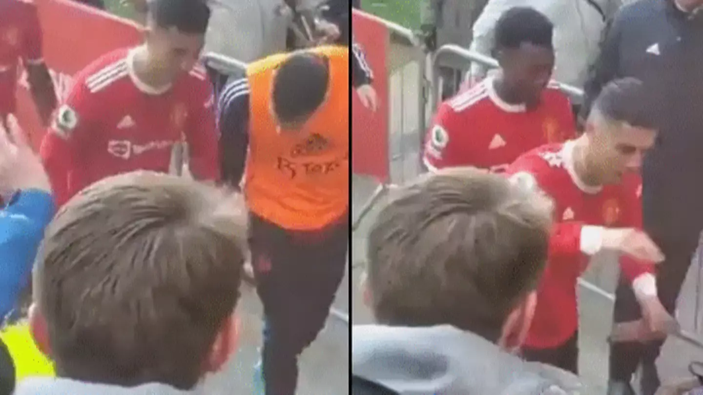 Cristiano Ronaldo given police caution after smashing phone out of hand of autistic boy