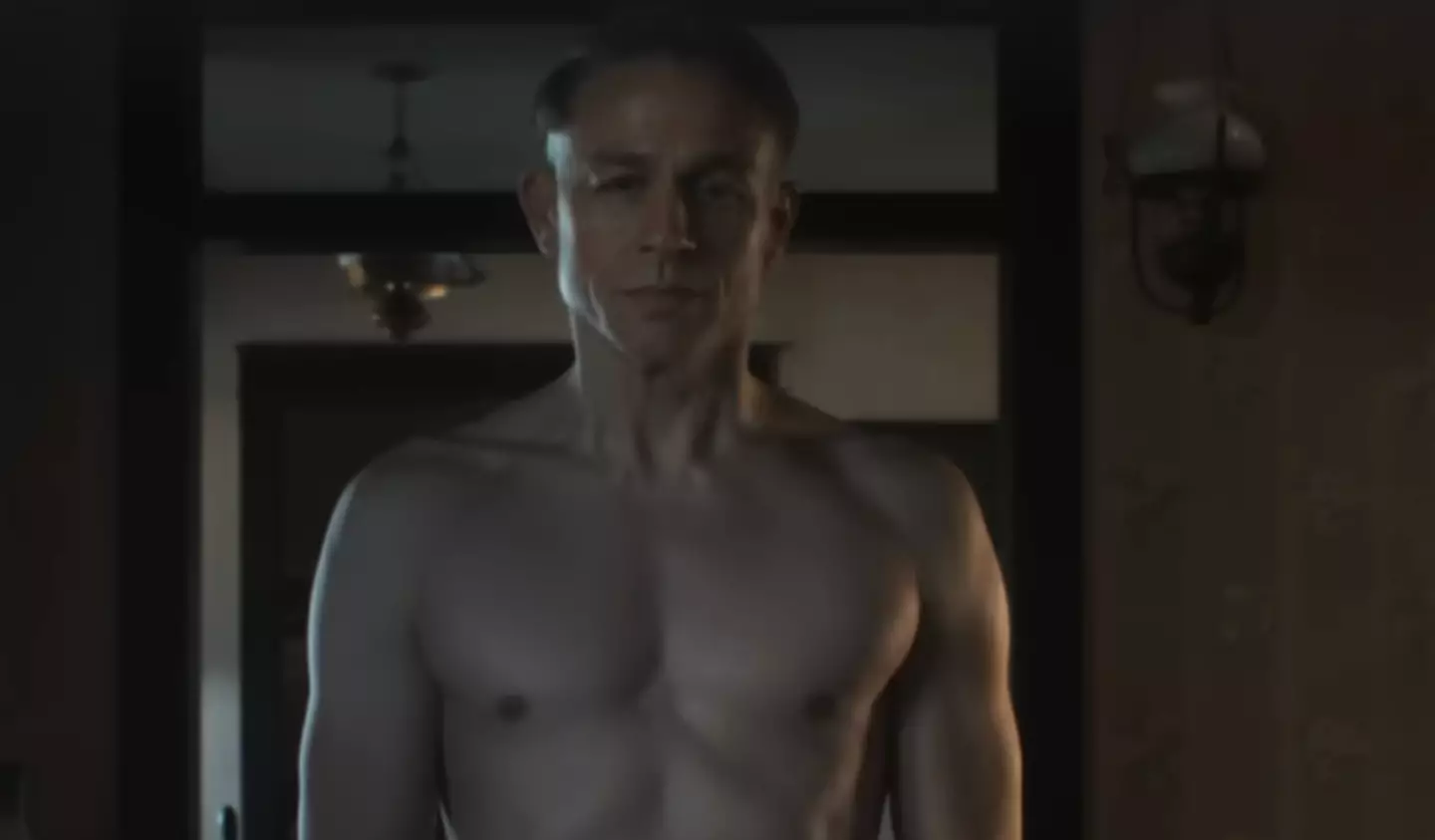 Hunham strips down in one of many shocking scenes in the trailer (Netflix)