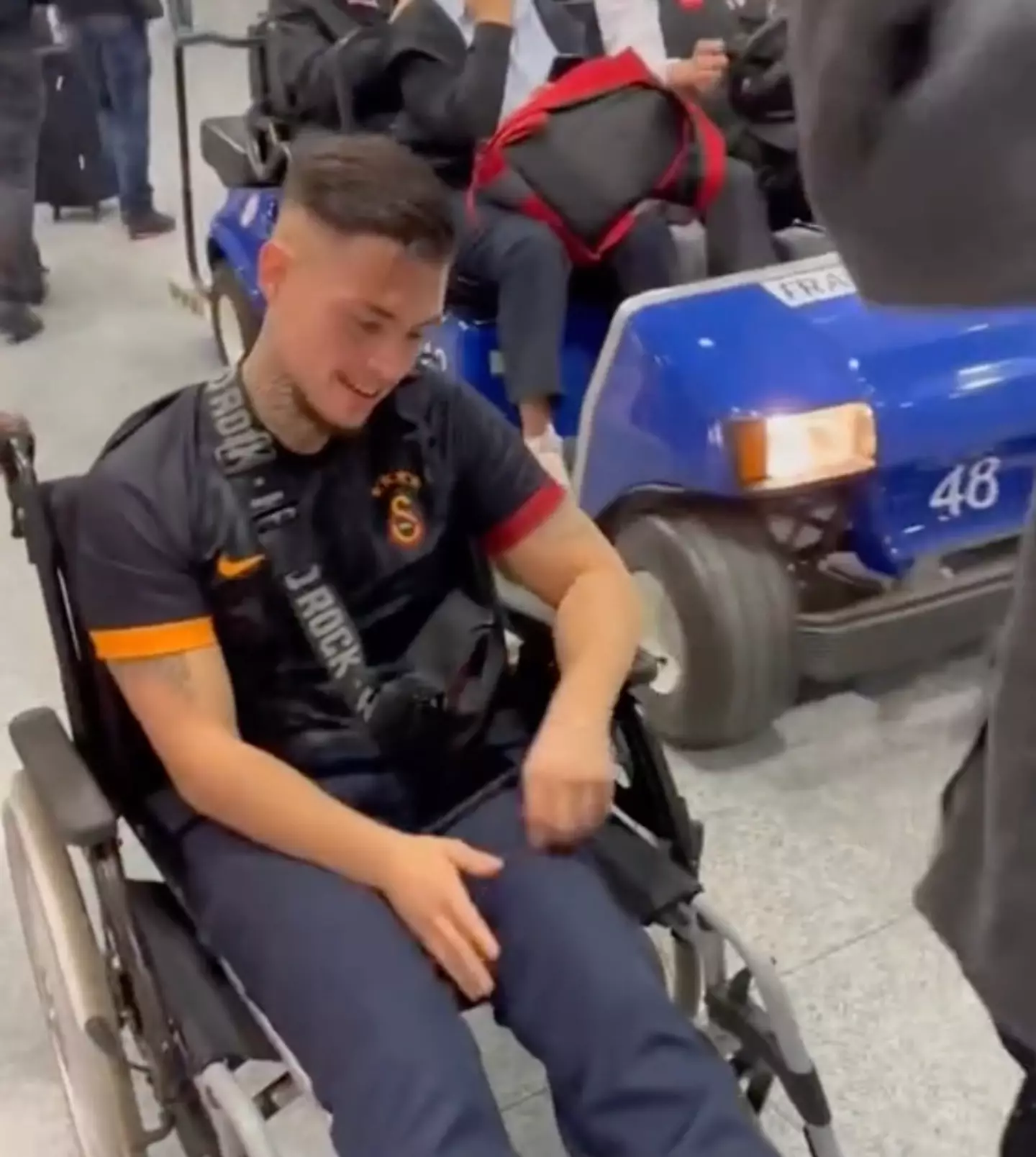 This man underwent extensive surgery to lengthen his legs.