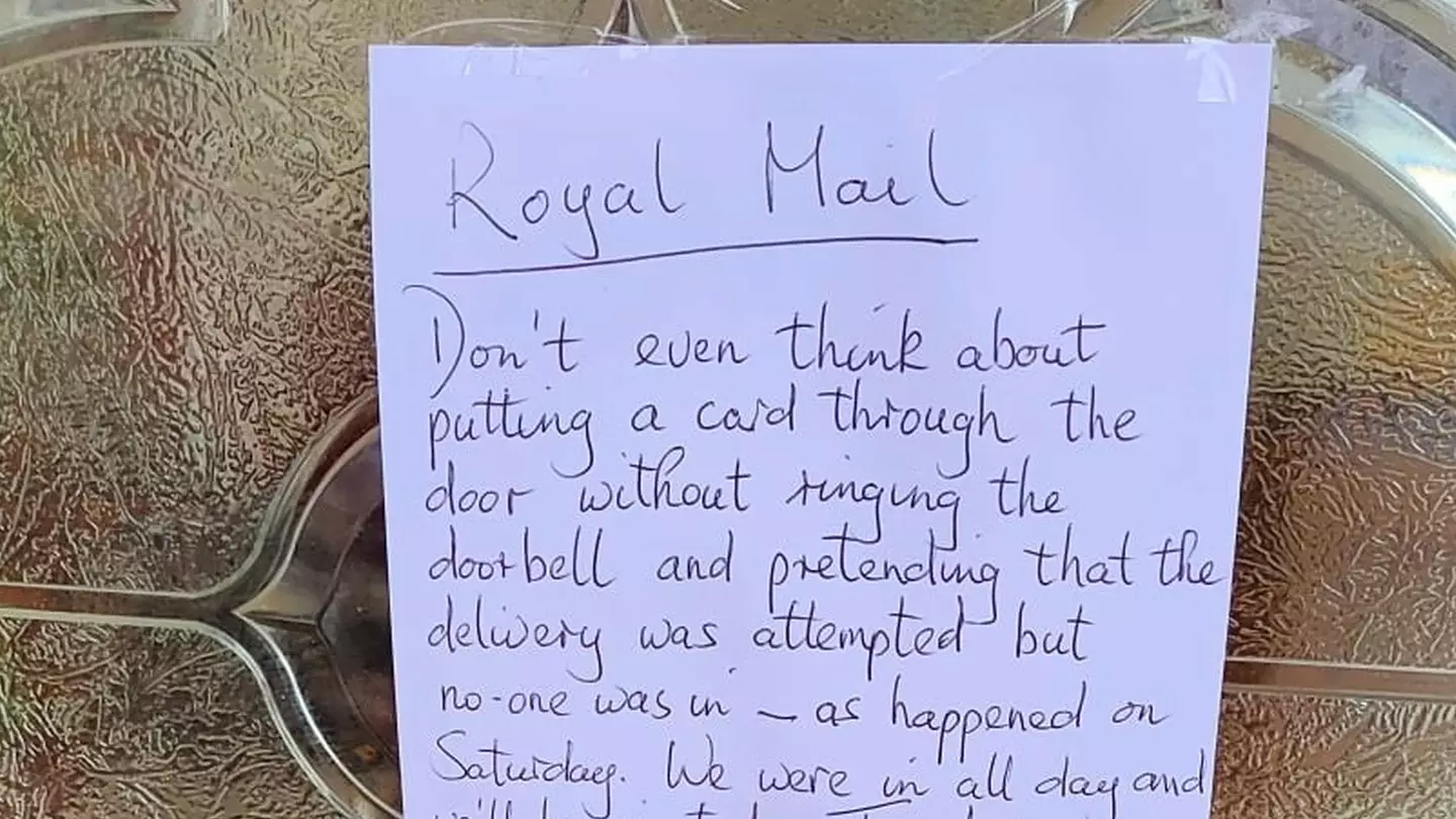 Postman Boycotts Resident That Accused Him Of 'Pretending' To Attempt Deliveries