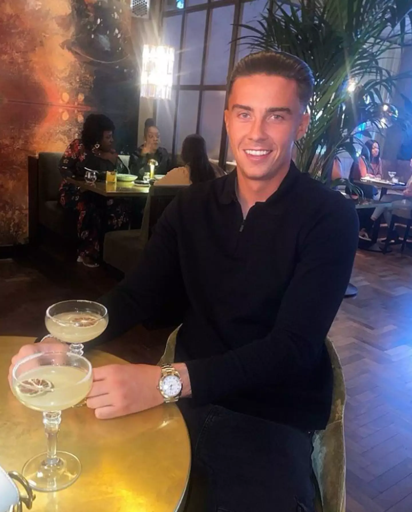 Cameron Coxe is dating the Naked Attraction star. Instagram/ @coxey890