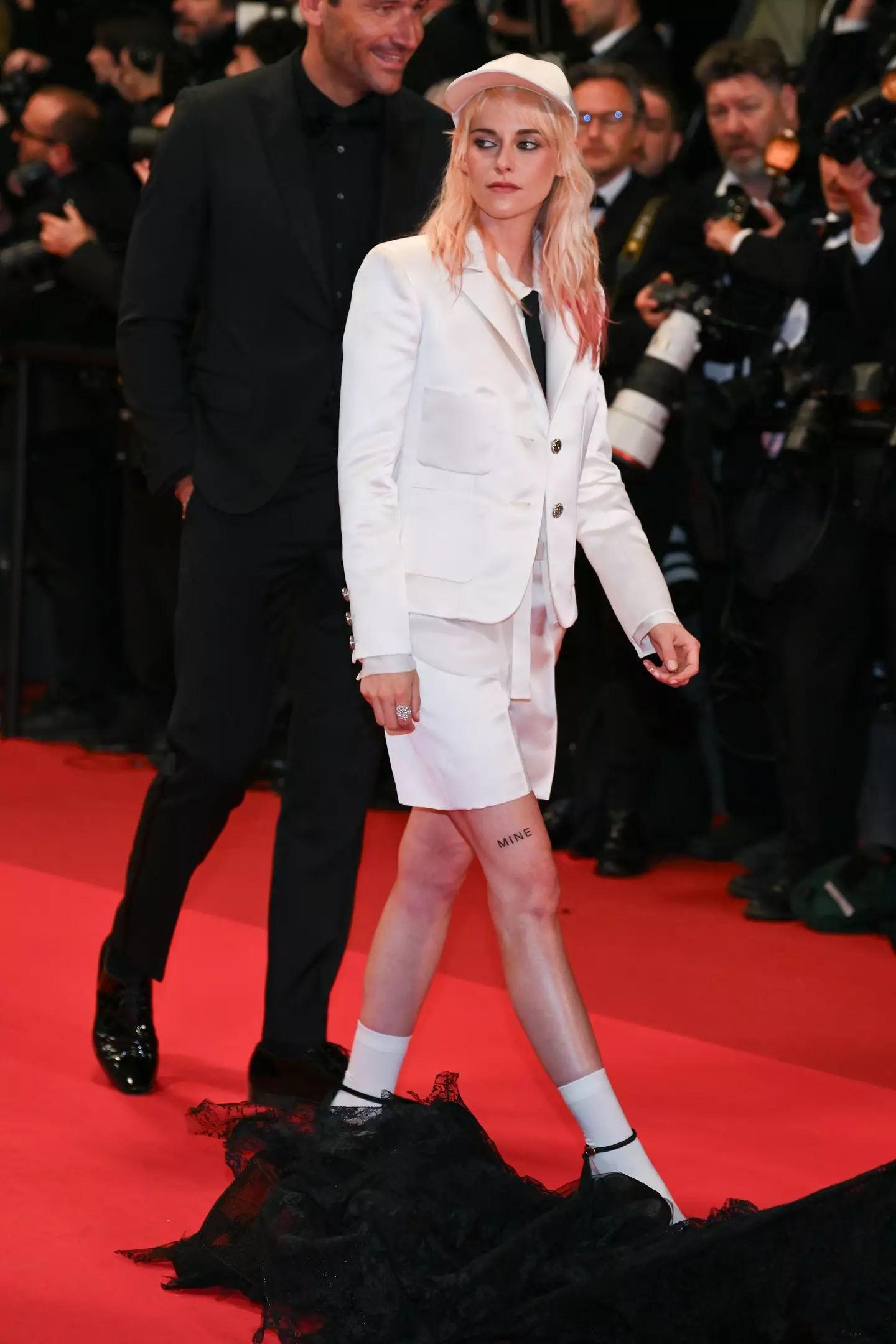 The actress turned director revealed the risqué meaning behind her new tattoo (Dominique Charriau/WireImage)