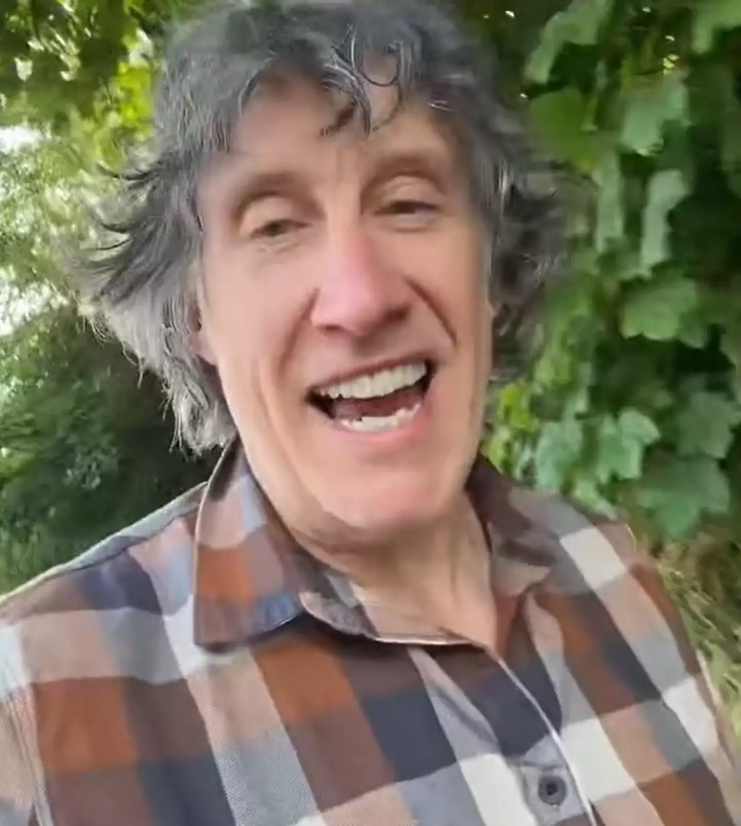 He thought he didn't have long left, so he started counting. (TikTok/@richard_north_bizbites)