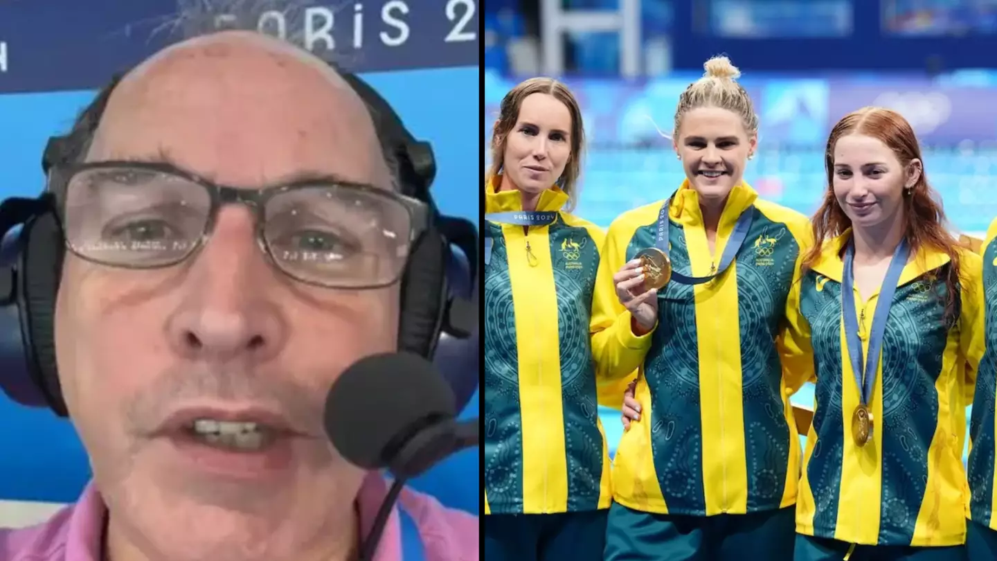 Olympics commentator sacked after sexist remark towards female swimmers hits back at ‘massive overreaction’