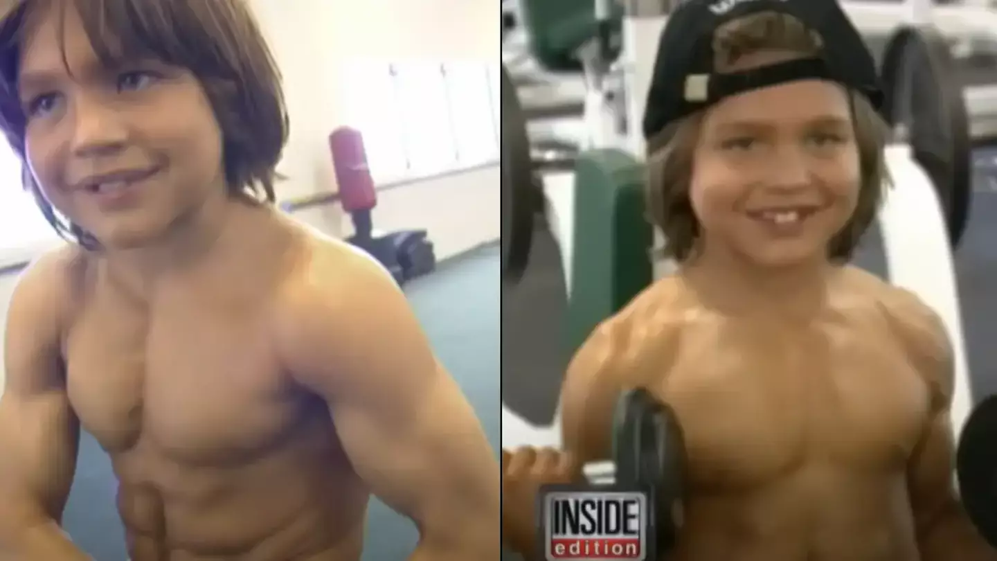 World's strongest boy 'Little Hercules' lives a very different lifestyle 24 years on