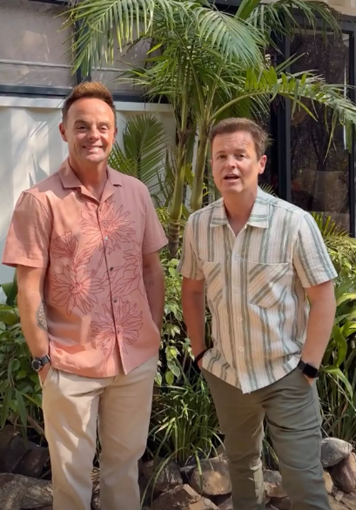 Ant and Dec took it very well (Instagram/@antanddec)