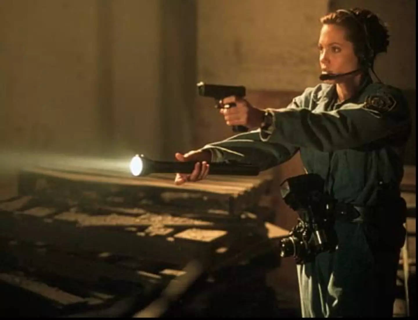 Angelina Jolie plays the role of a cop.