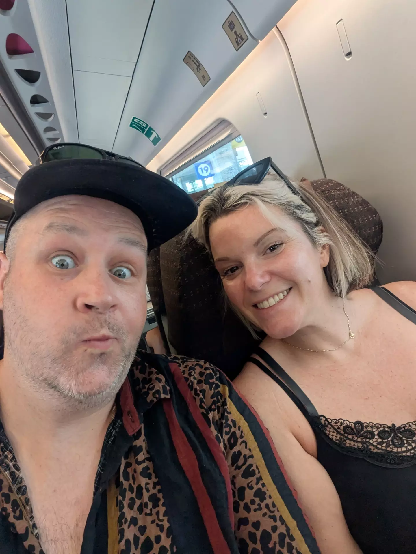 He now travels the world with his partner, Rachel (PA Real Life)