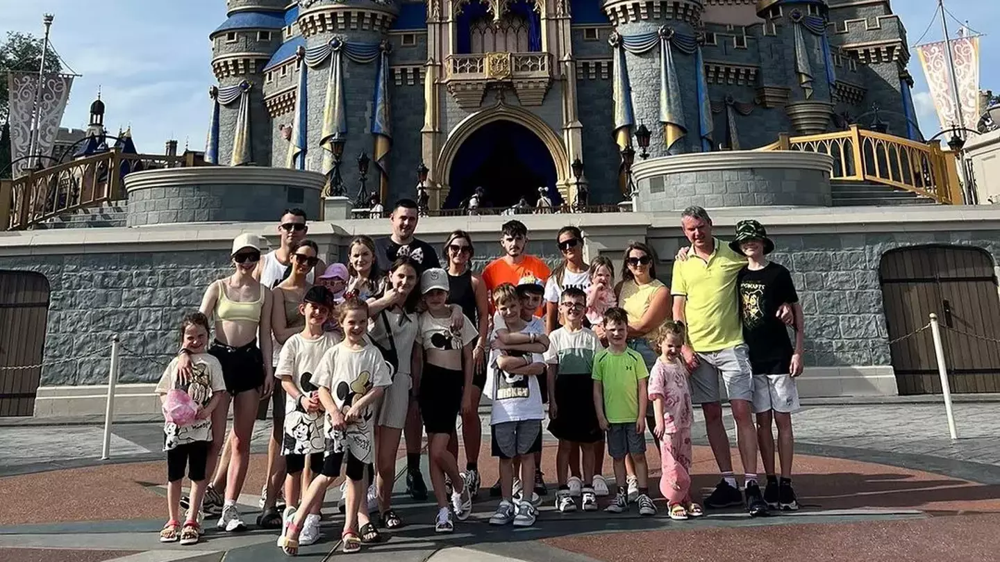 The UK's biggest family in court after £52,000 Disney World trip