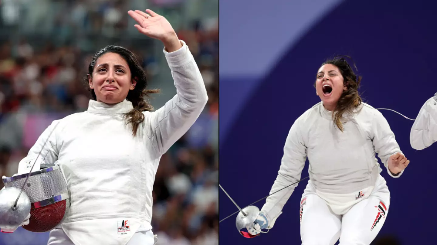 People have hilarious question after heavily pregnant athlete competes at Paris 2024 Olympics