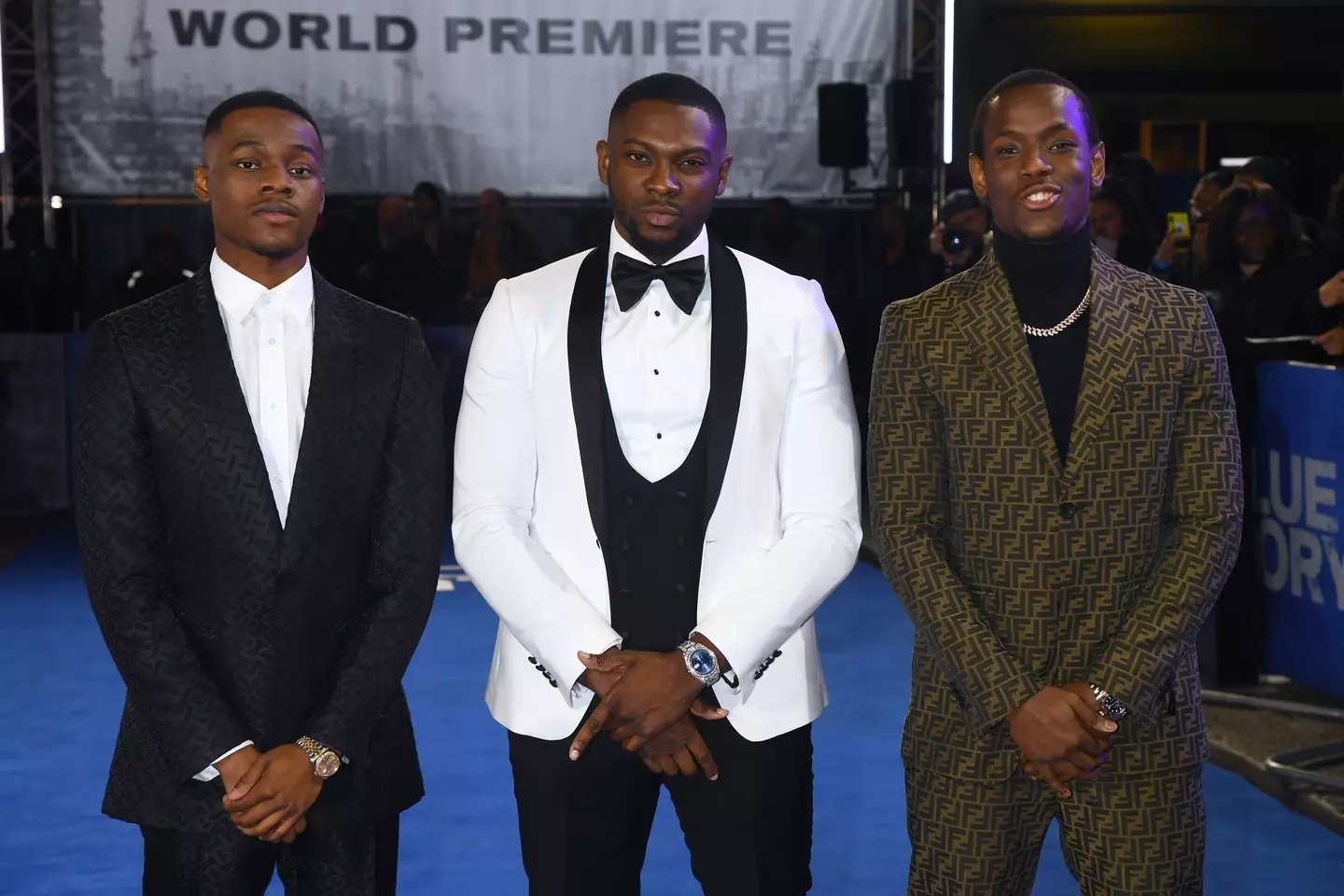 Rapman (central) created the film (Dave J Hogan via Getty Images)