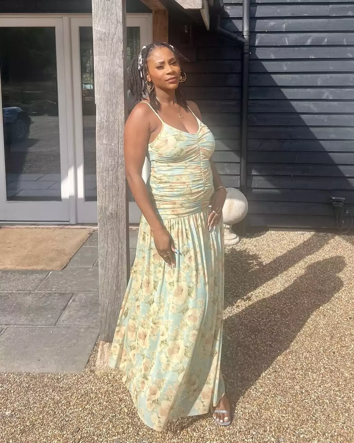 Aromi Afoladi put £600 a month away during pregnancy (SWNS)