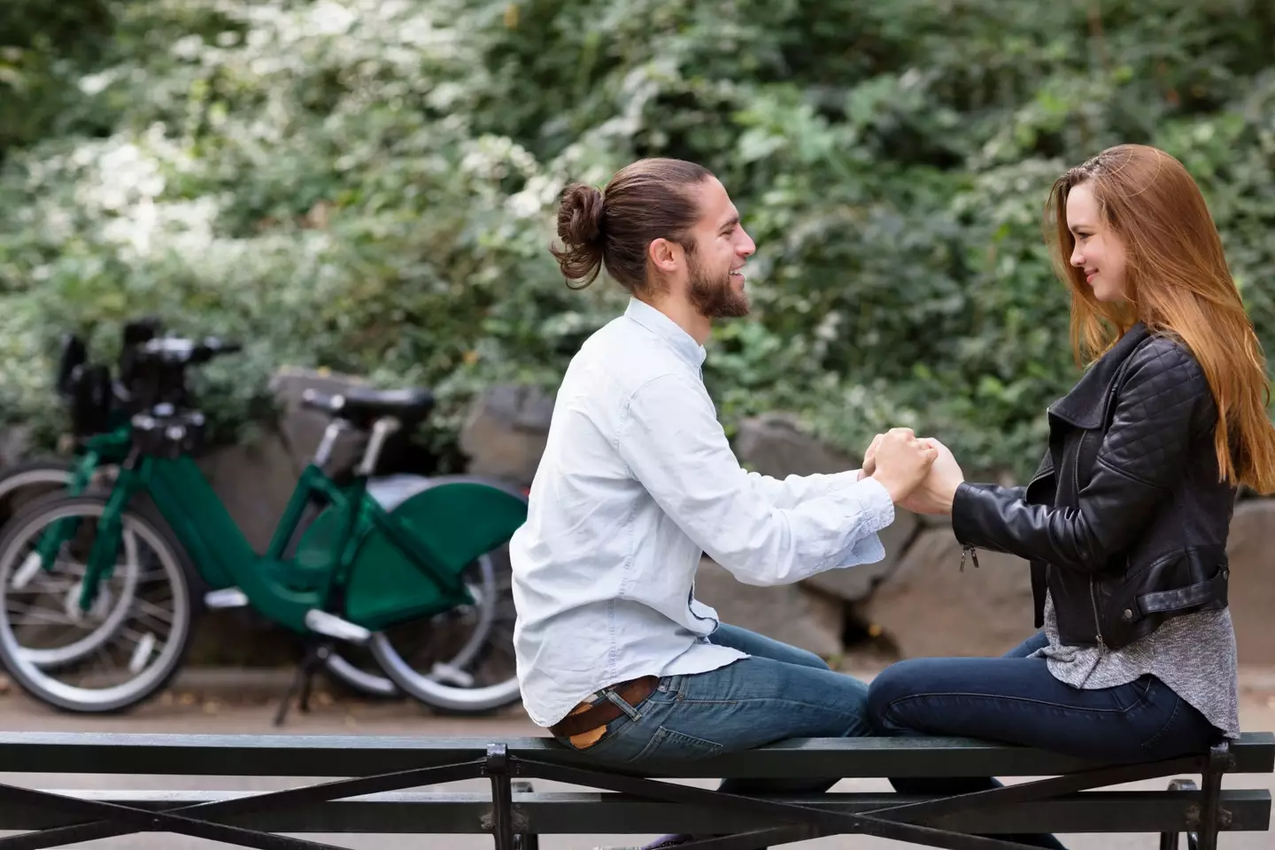 Talking like children together apparently shows you are both willing to be vulnerable with one another (Getty stock images)
