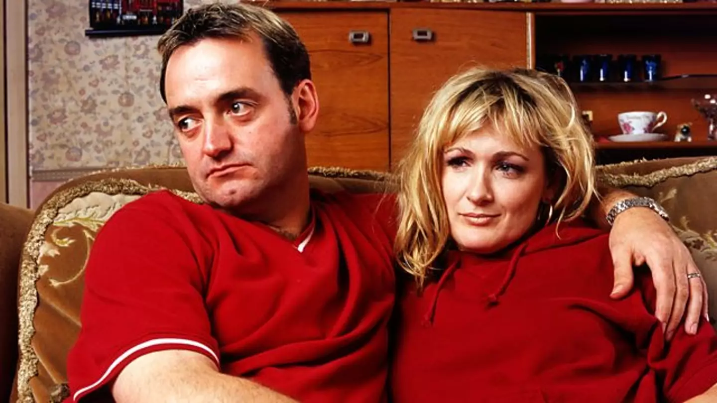 Caroline Aherne and Craig Cash in The Royle Family.