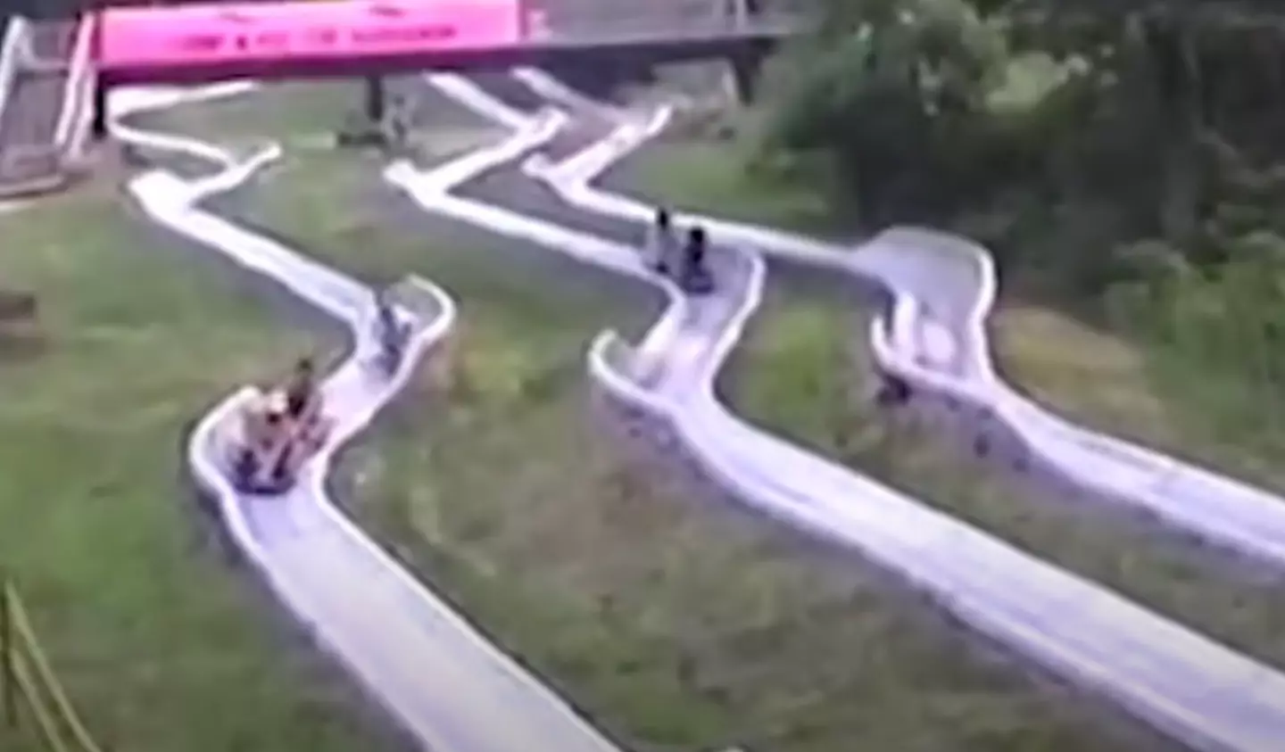 The Alpine Slide was responsible for many head injuries.
