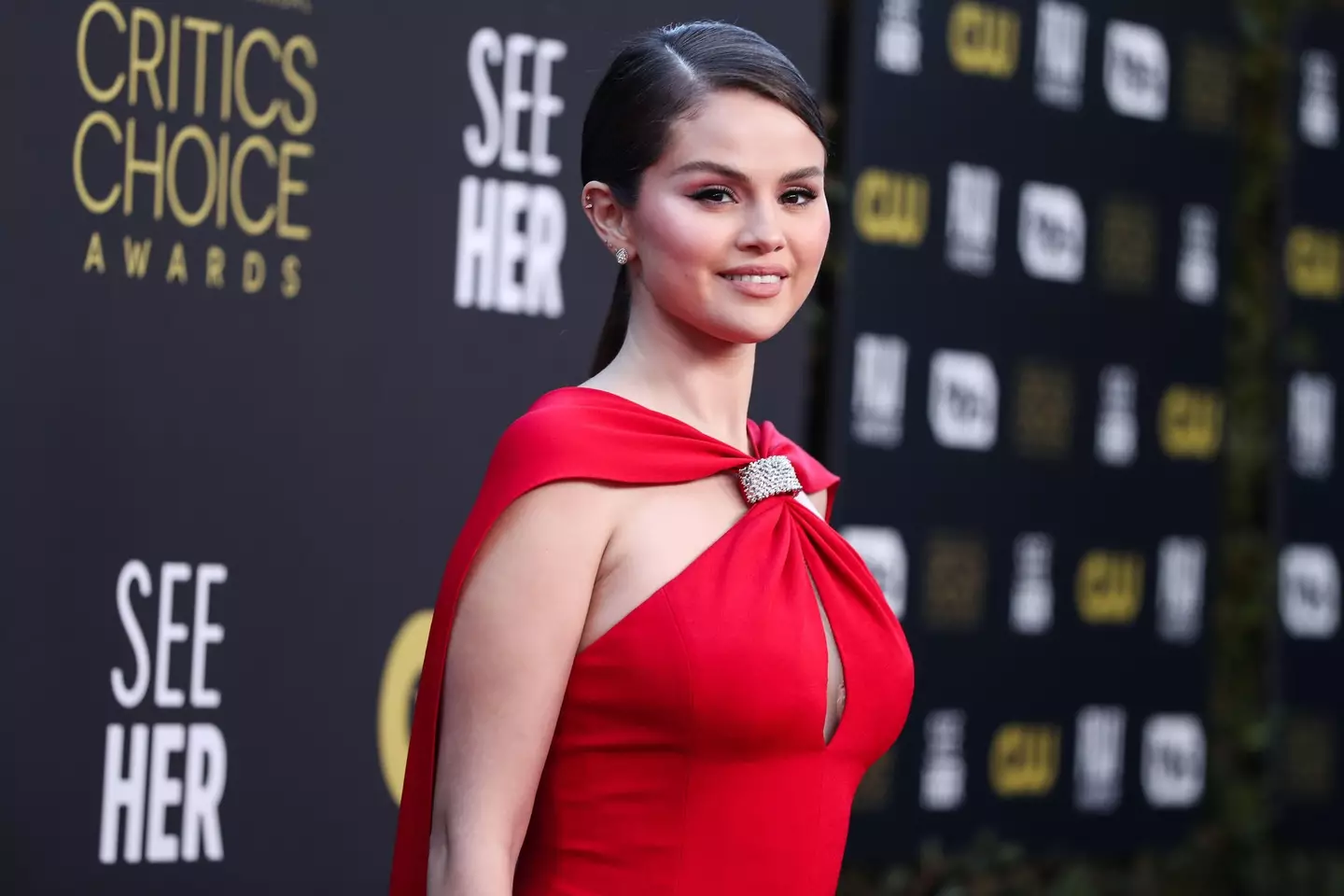 Selena Gomez at the 27th Annual Critics' Choice Awards.