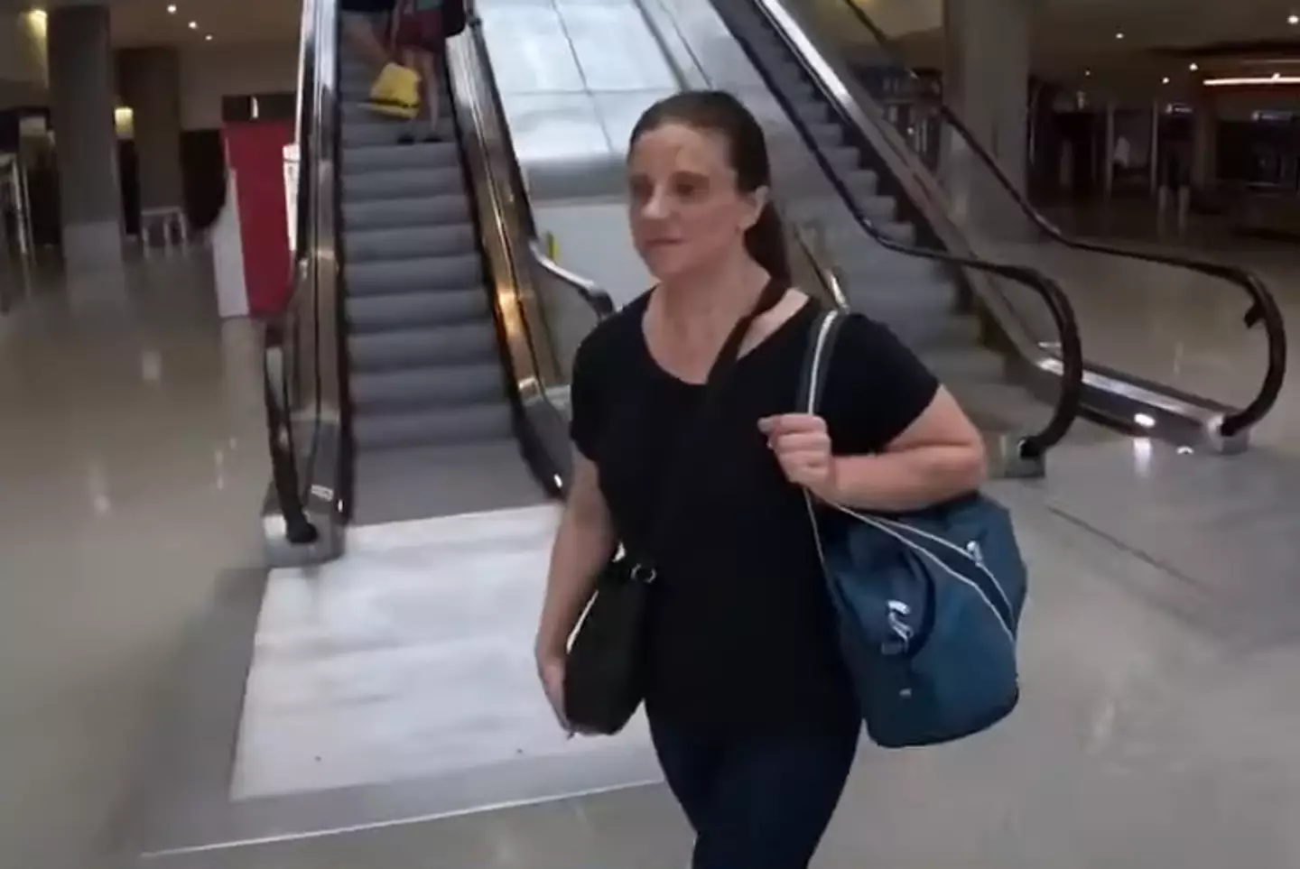 She explained that she was discriminated against by the air staff. (YouTube/ KCRA 3)