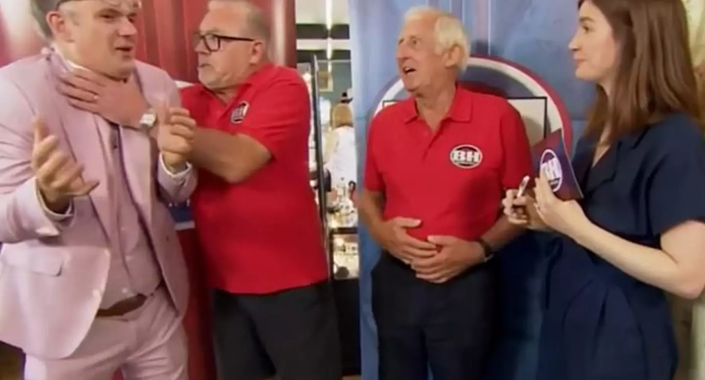 The controversial moment.