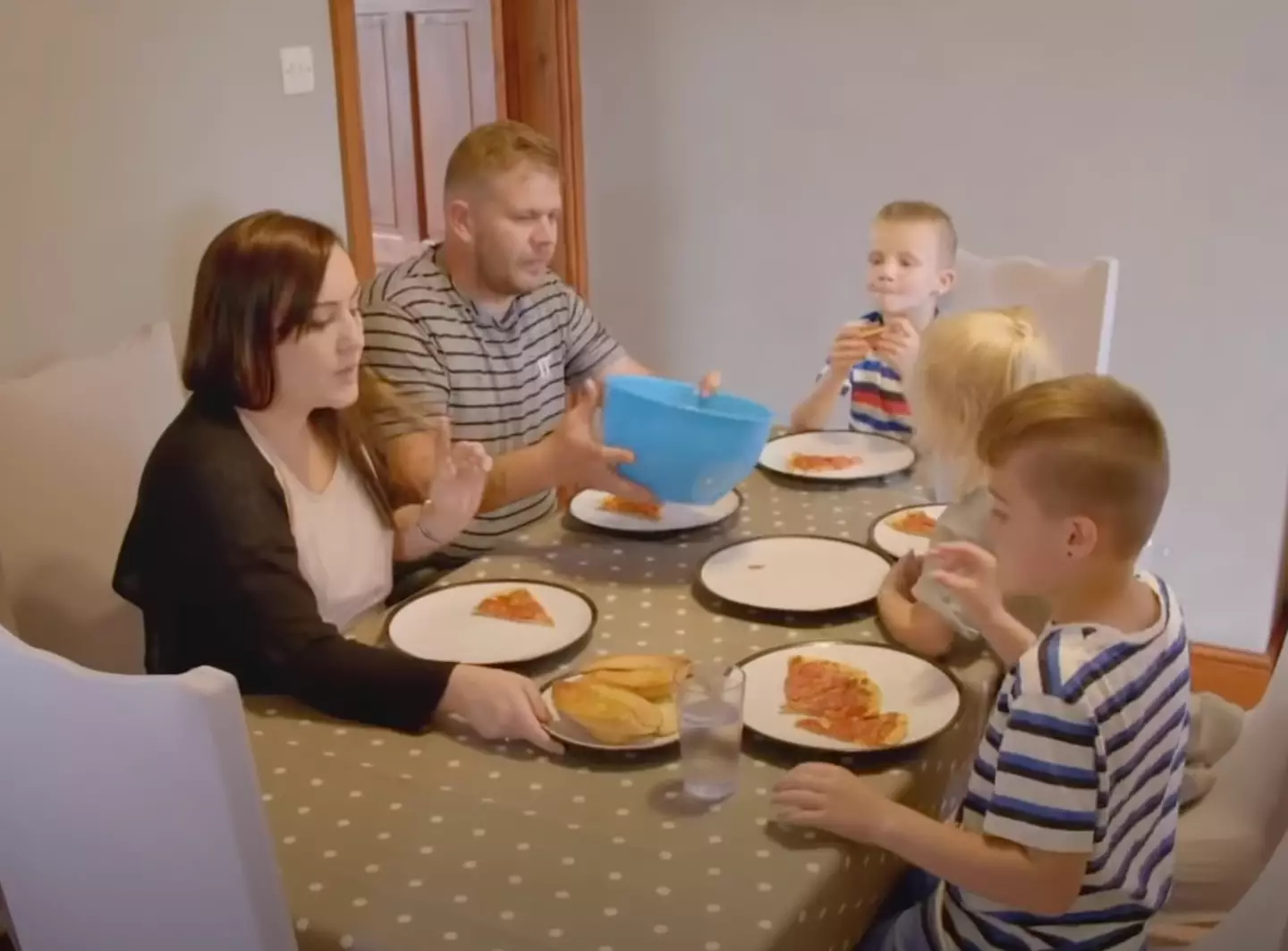 This family were involved in the show for their 'poor holiday'.