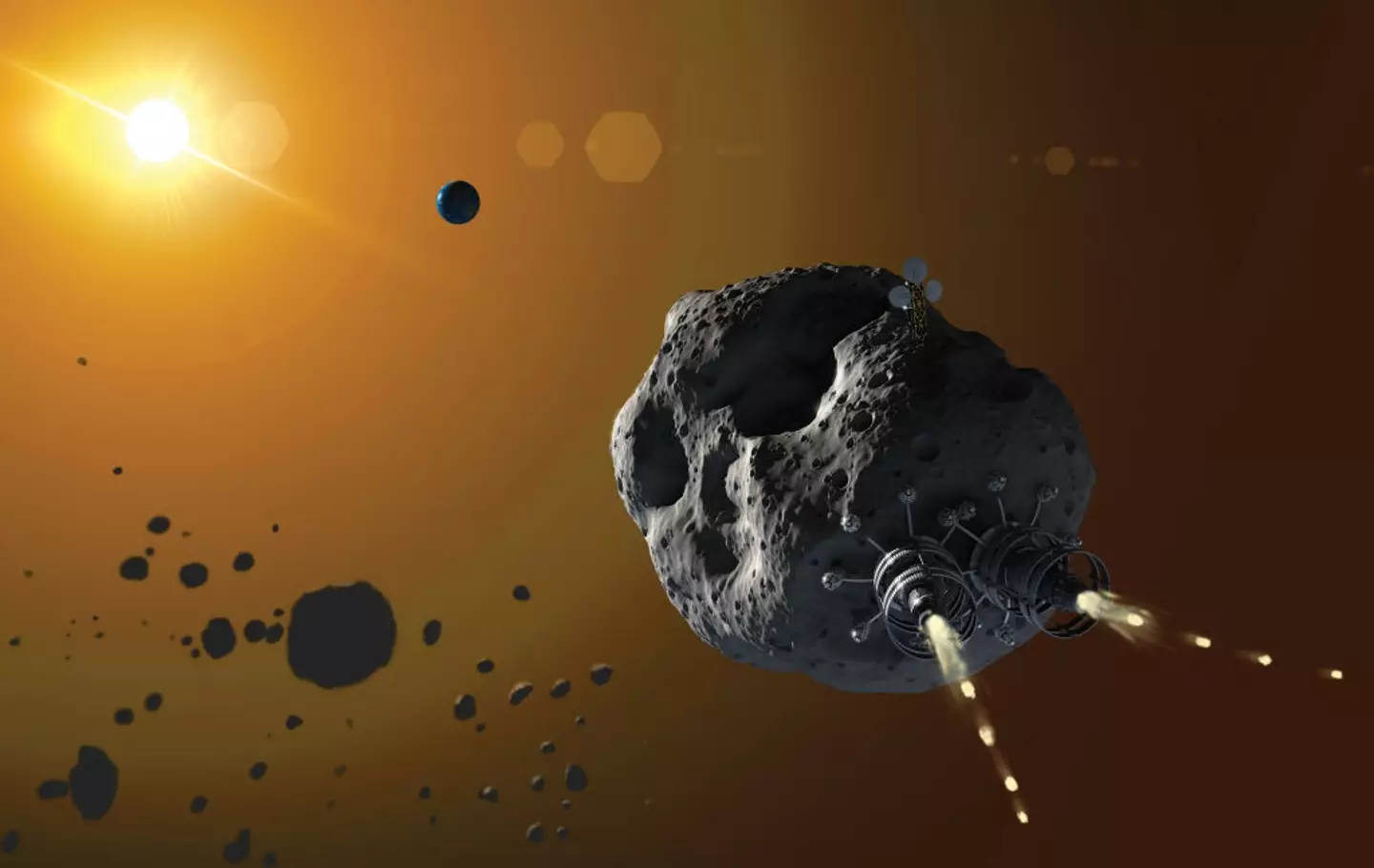 Mining asteroids is incredibly lucrative (Adrian Mann/Future Publishing via Getty Images)