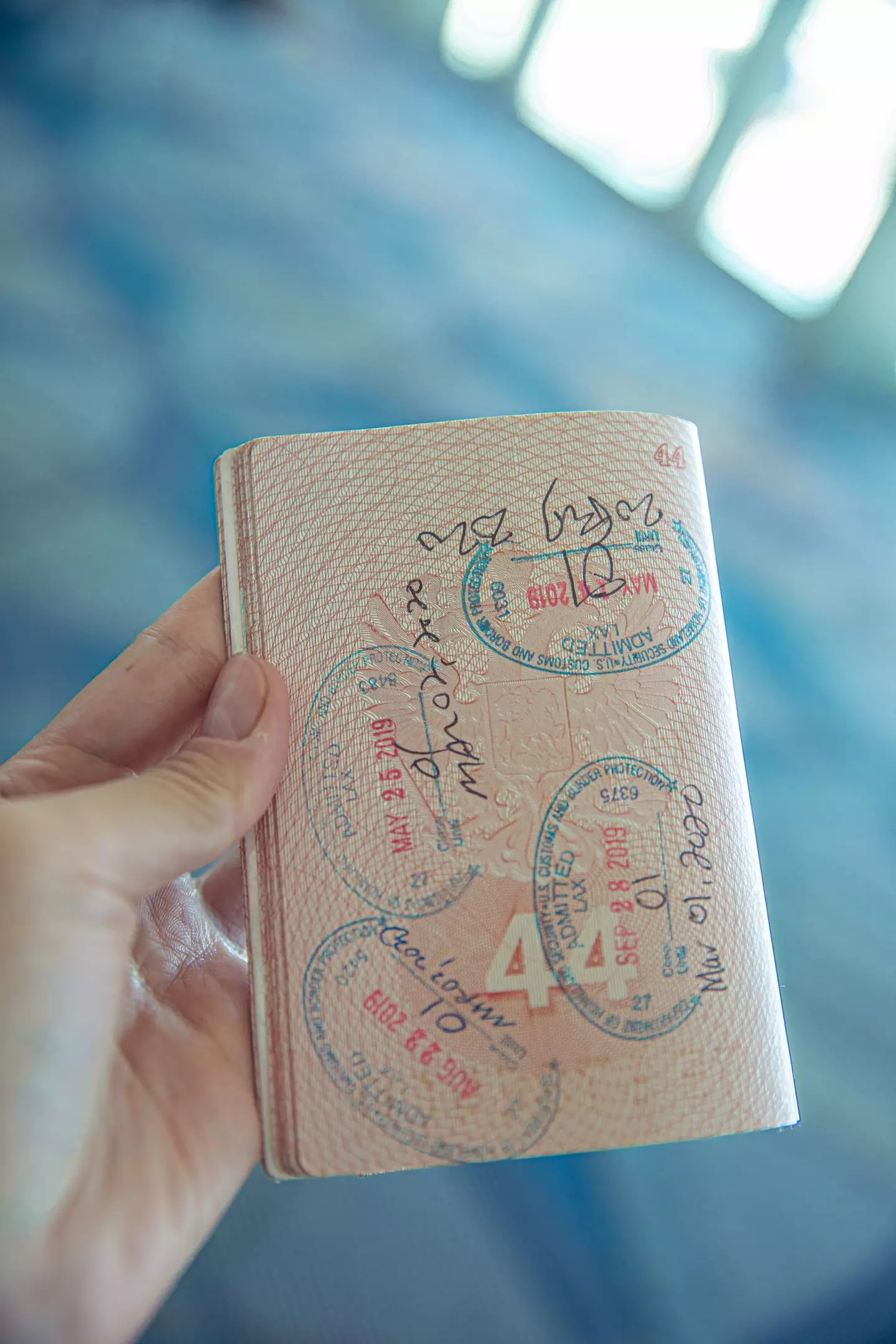 The woman was told her passport was too dirty to fly. (Stock image)