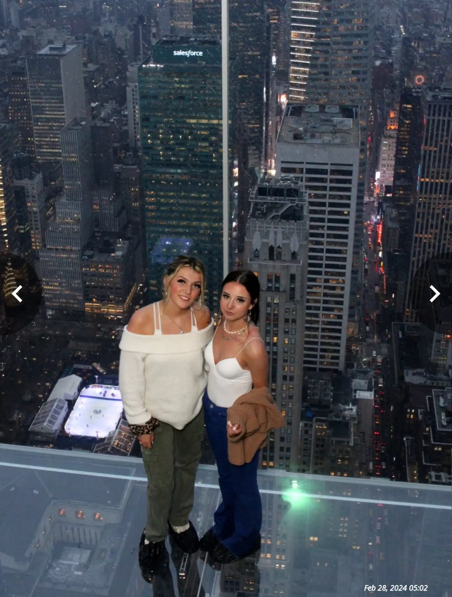On the Summit One Vanderbilt observation deck.(Megan Smith)
