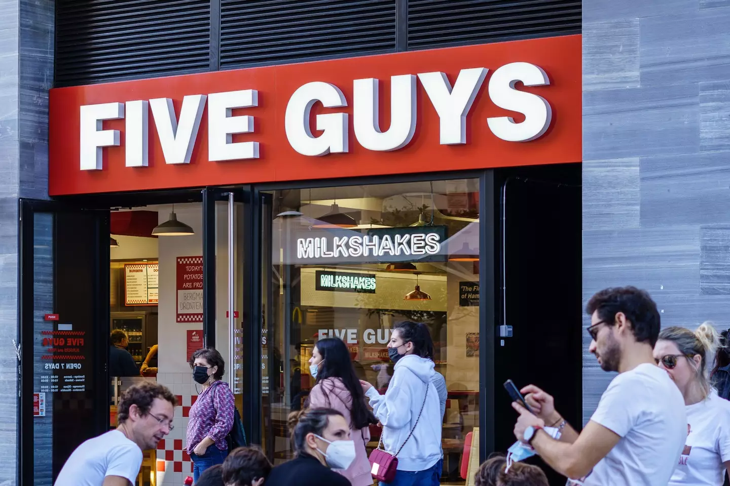 The bigwigs at Five Guys have explained the reason why prices are the way they are (Getty Images)