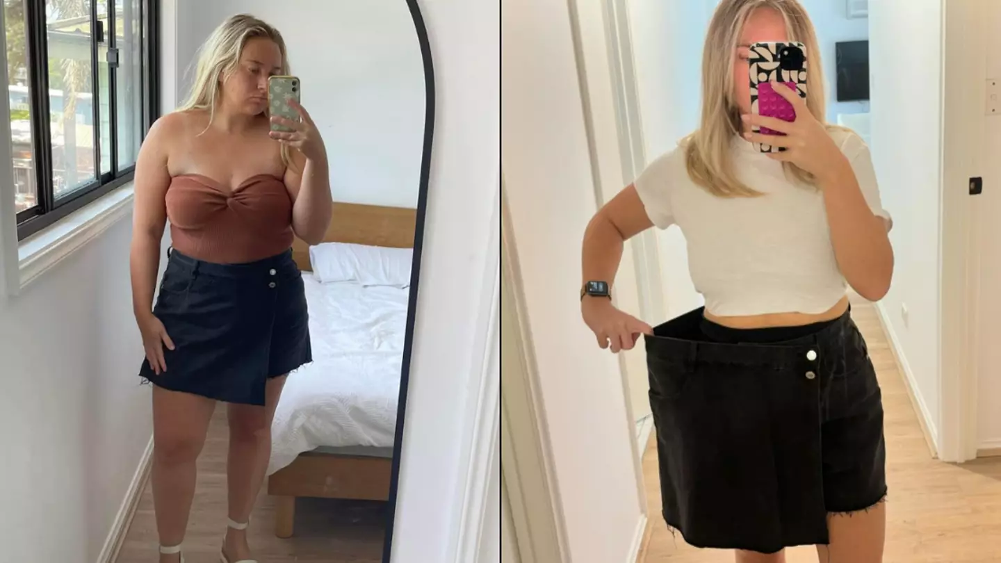 Woman lost more than three stone in eight months after becoming 'obsessed' with one habit